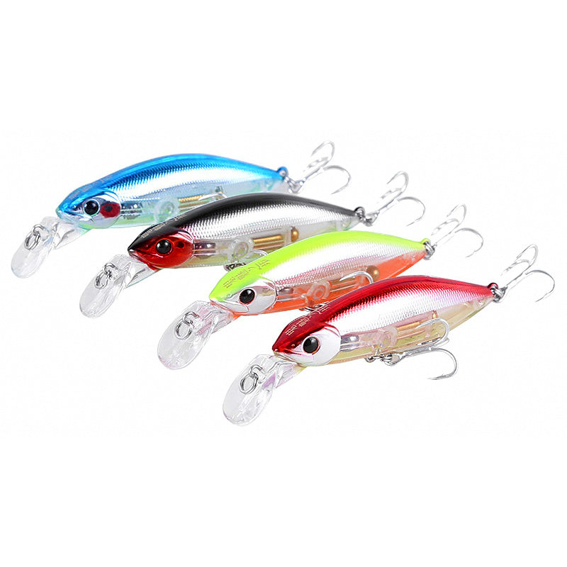 Sinking Rattle Minnow Hard Bait, 7 g (0.25 oz) & 12 g (0.42 oz)