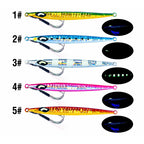 Fast-Sinking Glow Metal Jig, 30–90 g (1.1–3.2 oz)
