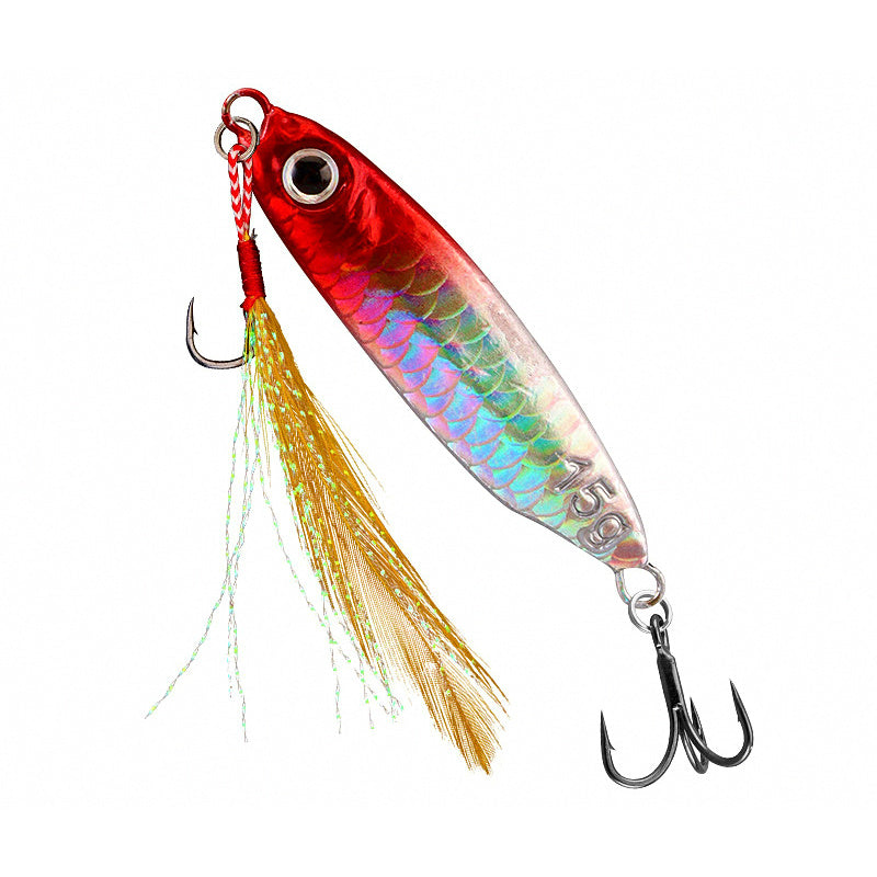 Fish Scale Pattern Metal Jig, 7–30 g (0.25–1.06 oz)