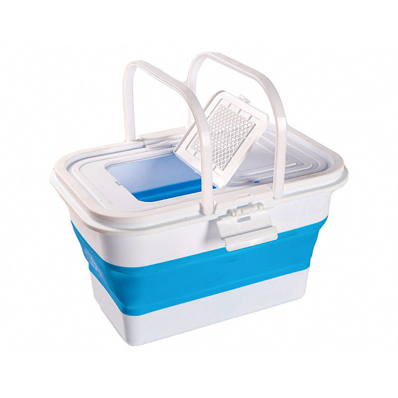 Collapsible Fish Bucket with Lid, 10–20 L (2.6–5.3 gal)