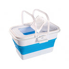 Collapsible Fish Bucket with Lid, 10–20 L (2.6–5.3 gal)
