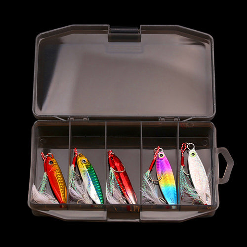 Casting Metal Jig Assortment Set, 7–30 g (0.25–1.06 oz)