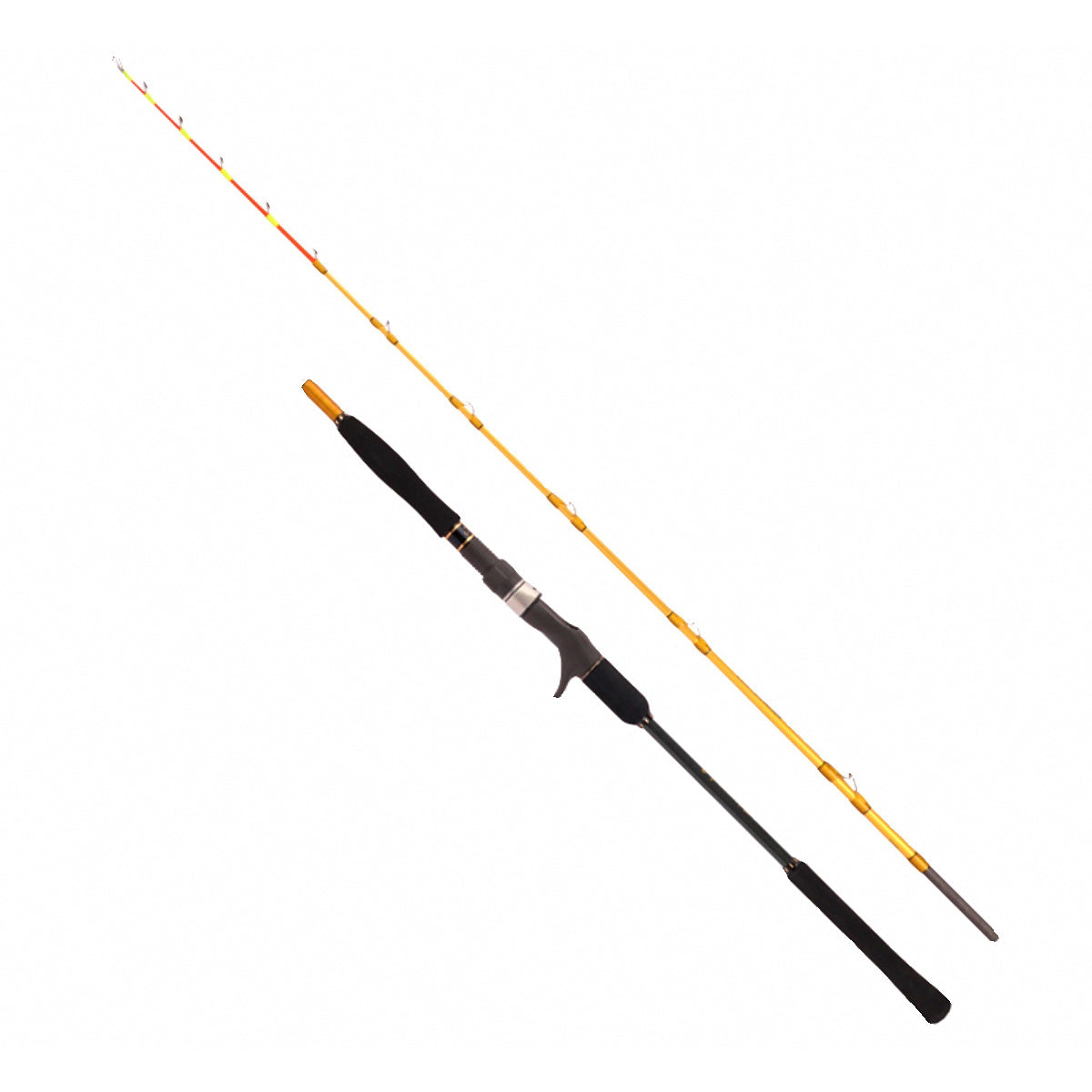 Carbon Saltwater Boat Rod, Titanium Tip, 2-Pc, 1.7–2.3 m