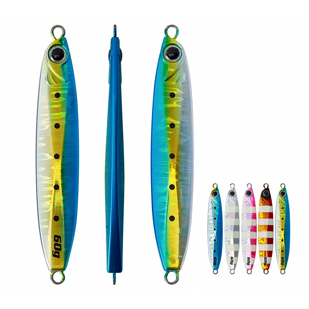 Metal Jig Iron Plate Lure, 35–100 g (1.2–3.5 oz)