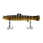 Jointed Loach Swimbait Lure, 7–15 g (0.25–0.53 oz)