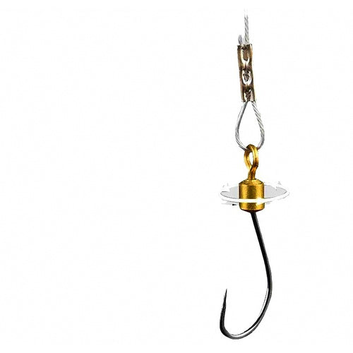3-Hook Bait Rig, Anti-Tangle Wire Leader, Barbed, Sizes 8–24