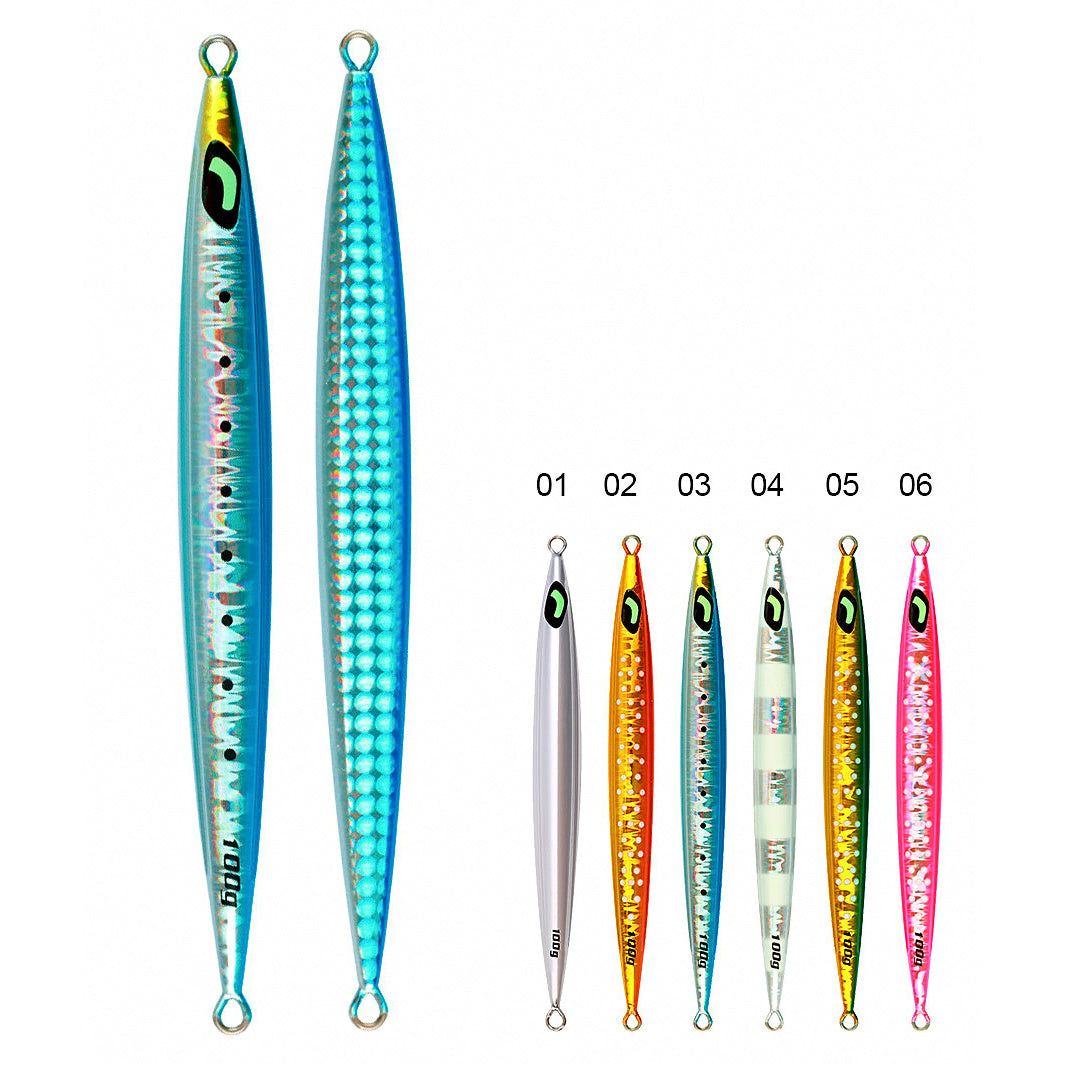 Saltwater Metal Jig, 100–300 g (3.5–10.6 oz)
