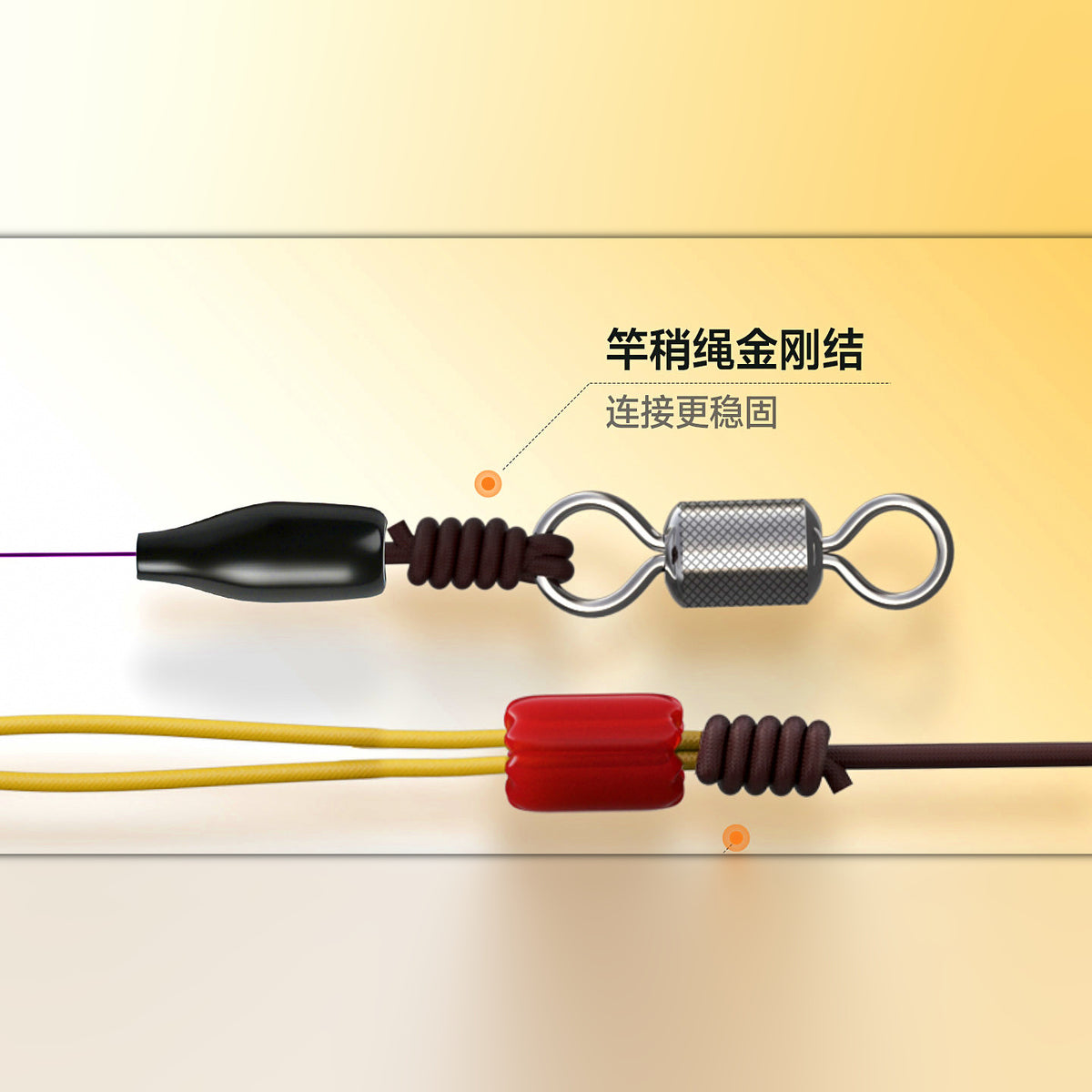 Nylon Main Line Rig with Fixed Lead, 8.1–11 m (26.6–36.1 ft)