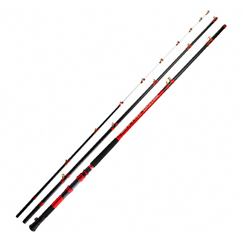 Deep Sea Boat Rod, 4.5 m (14.8 ft), 3-Piece, Hard Action