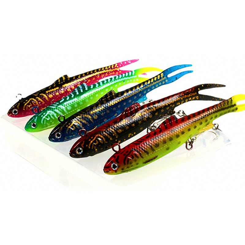 Forked Tail Soft Swimbait with Spinner Blade, 14 cm 28 g (1 oz)
