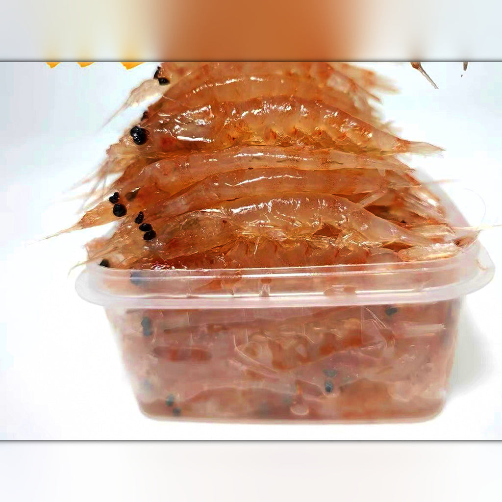 Antarctic Krill Bait, Natural/Yellow/Red, 4-7 cm Boxed
