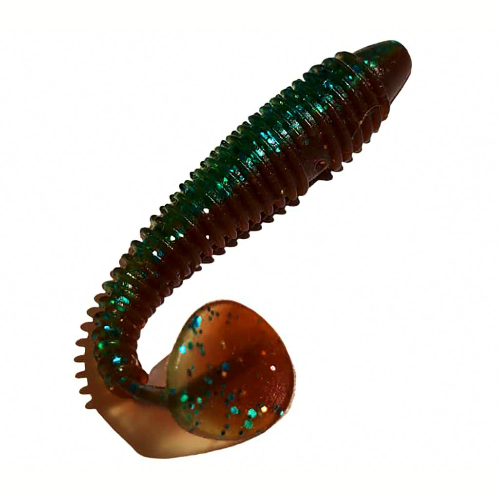 Curly T-Tail Grub Soft Baits, 20 Pack, 5.5–7.5 cm (2.2–3 in)
