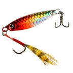 Metal Casting Jig, Fish Scale Pattern, 7–30 g (0.25–1.06 oz)