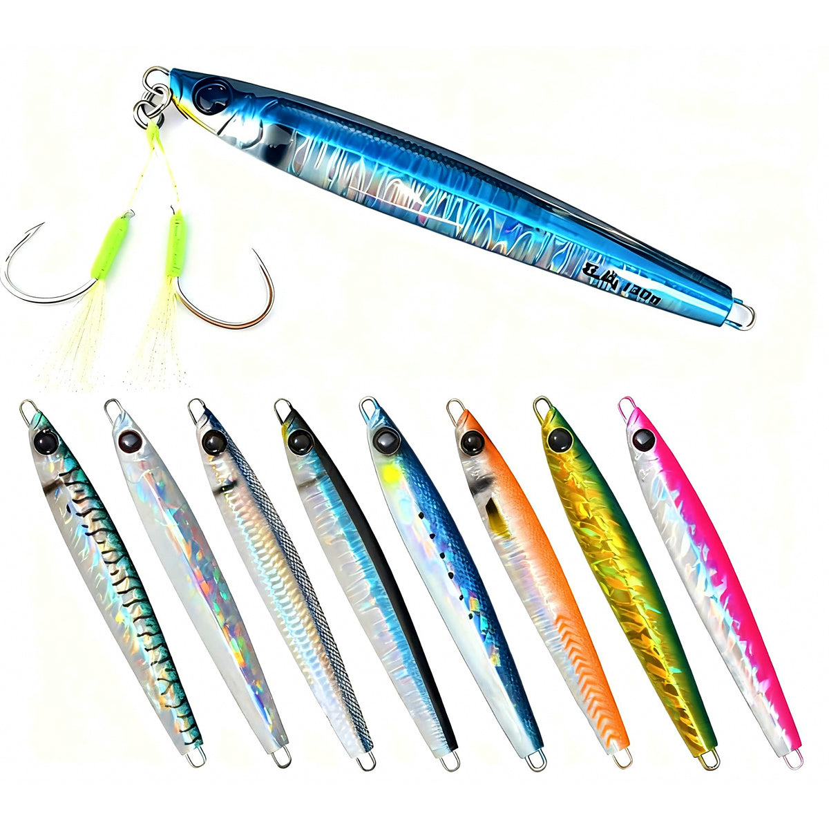 Casting Metal Jig for Boat Fishing, 80–160 g (2.8–5.6 oz)