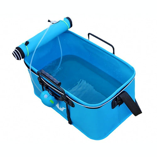 Collapsible EVA Live Fish Bucket, 18–70 cm (7–28 in)