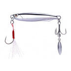 Mirror Plated Metal Jig, Double Hook, 10–40 g (0.35–1.4 oz)