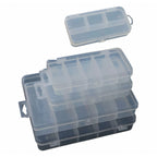 Plastic Tackle Box, Multi-Compartment Lure Storage