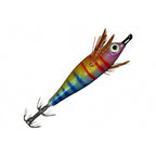 Glow Wooden Shrimp Squid Jig, Horizontal Style (Oita Type)