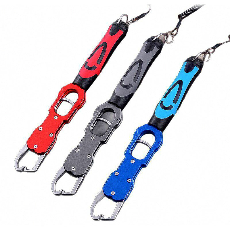 Fish Lip Gripper with Scale and Ruler, Stainless Steel