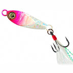 Small Casting Jig with Feather Treble Hook, 5–40 g (0.2–1.4 oz)