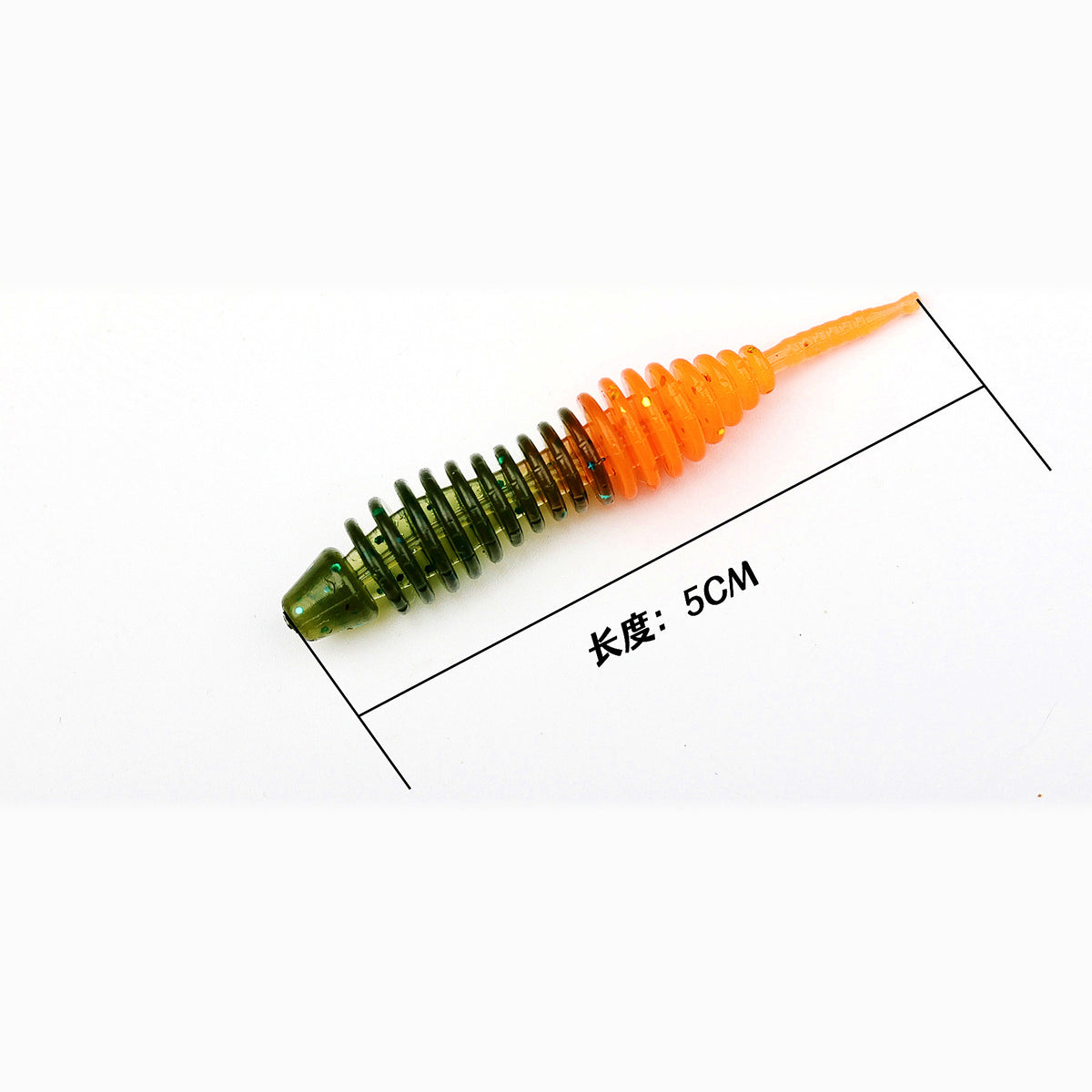 Floating Pin-Tail Soft Bait, 5 cm (2 in), 1 g, 10-Pack