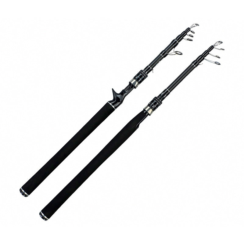 Telescopic XH Lure Rod, Carbon, 5-Section, 2.1–2.4 m (6.9–7.9 ft)