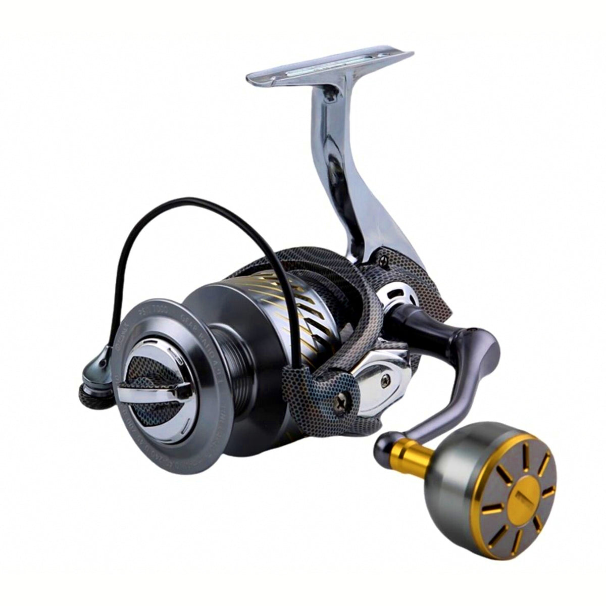 All-Metal Spinning Reel, Seawater Resistant, 2000–12000