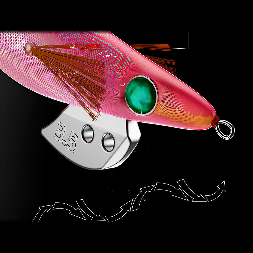 Squid Jig (Egi), Shrimp Style, 8–19 g (0.28–0.67 oz)
