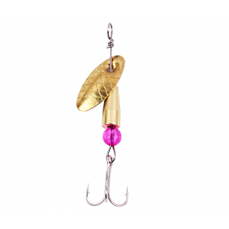 Scale Pattern Spinner Spoon Lure, 3.5 g & 5 g (0.12 & 0.18 oz)