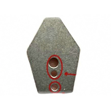 Metal Tongue Lip Plate for Minnow & VIB Lures, 3 Sizes