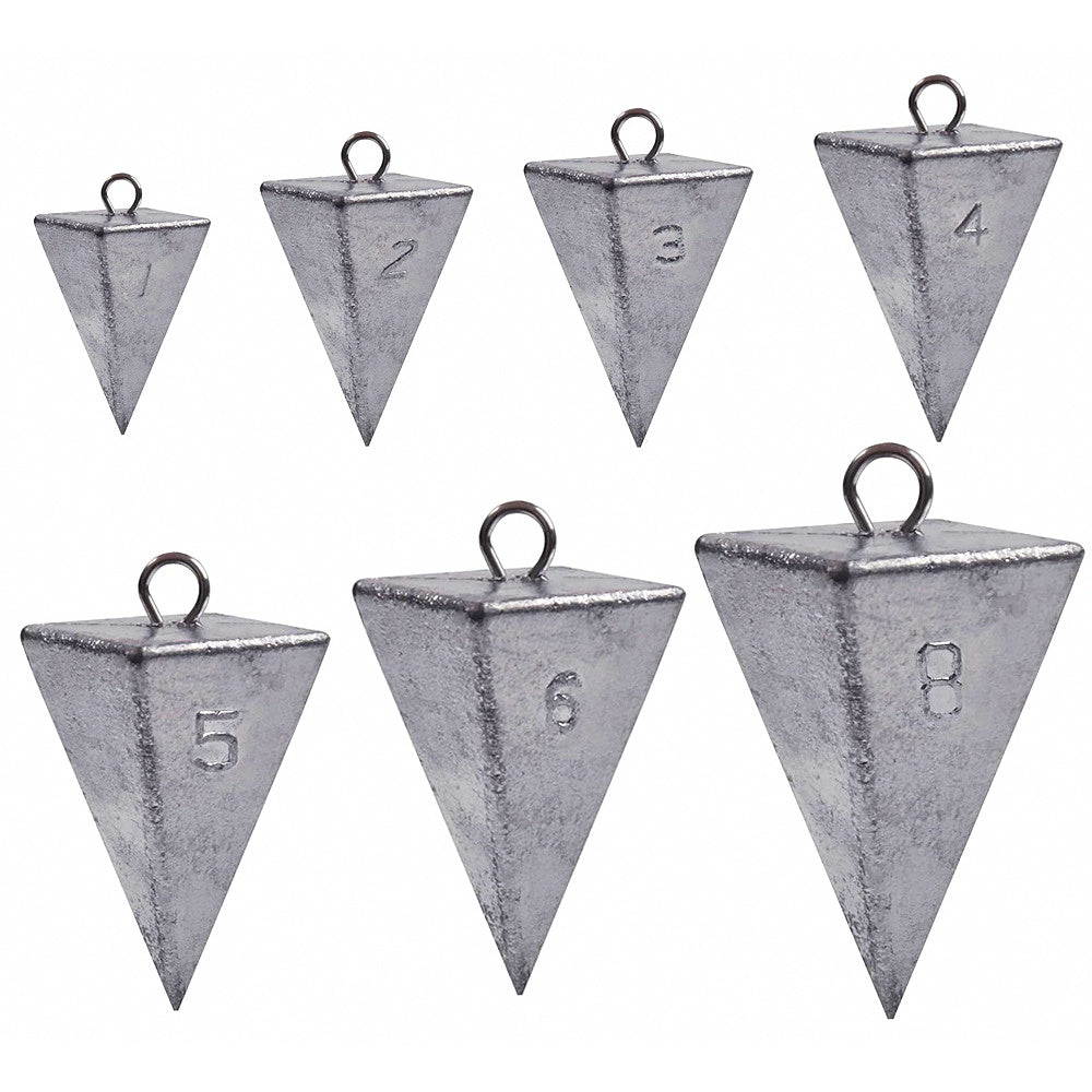 Pyramid Sinker with Eye, Lead, 1–16 oz (28–448 g)