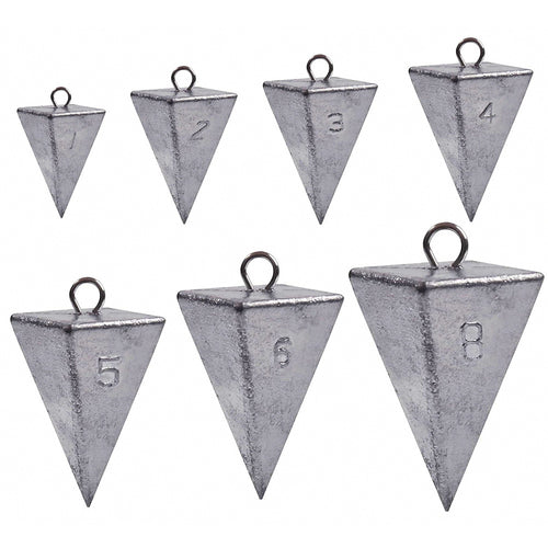 Pyramid Sinker with Eye, Lead, 1–16 oz (28–448 g)