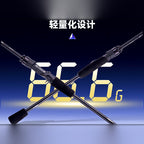 Fast Action Carbon Lure Rod or Combo, 1.8–2.28 m (5.9–7.5 ft)
