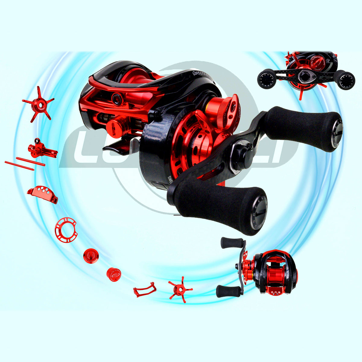 Baitcasting Reel Upgrade Parts: Star, Ring, Front Face