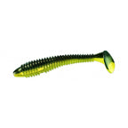 Ribbed T-Tail Soft Plastic Grub, 5.5–7.5 cm (2.2–3.0 in)