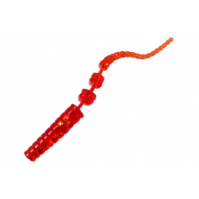 Micro Soft Plastic Worm, 4 cm & 5.2 cm (1.6 & 2.0 in)