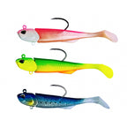 T-Tail Soft Swimbait with Lead Jig Head, 36–45 g (1.3–1.6 oz)