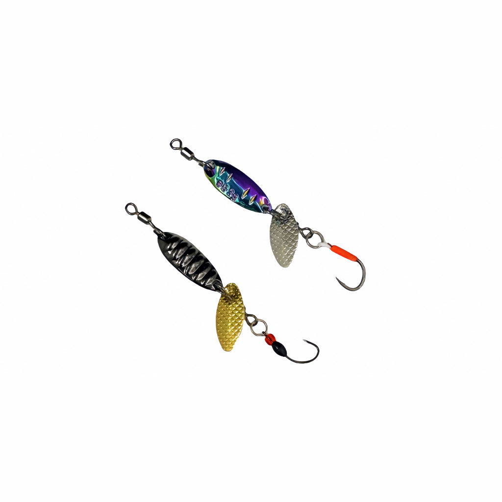 Spinner Spoon Blade Lure 4-Pack, 2.5–6 g (0.09–0.21 oz)
