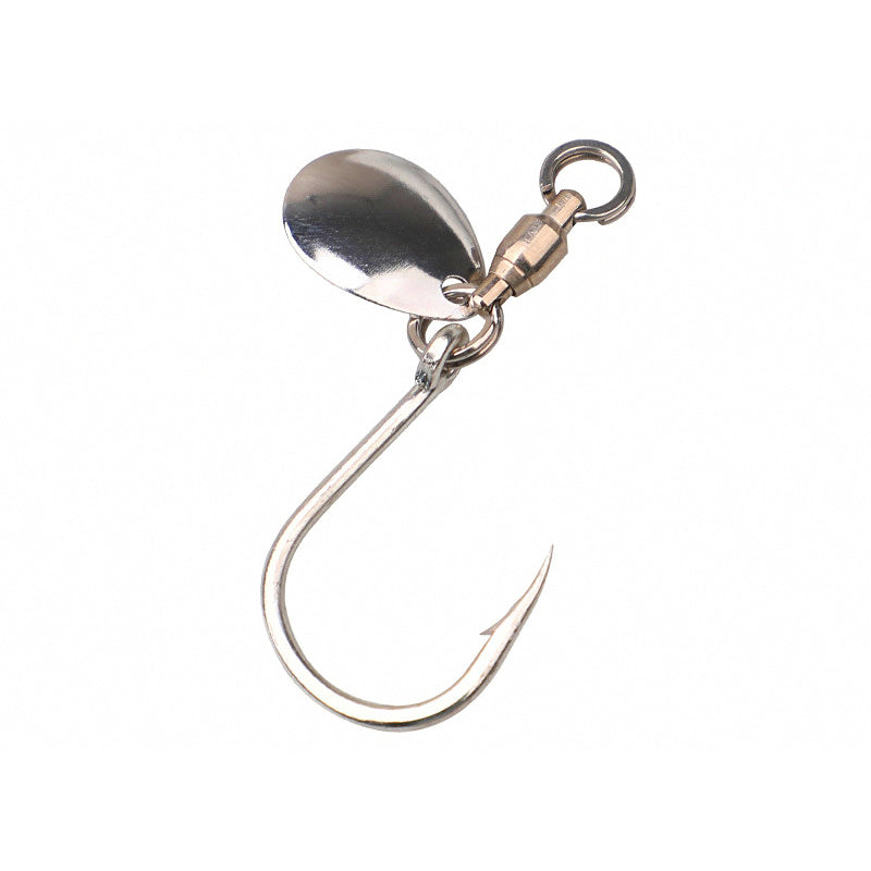 UV Spinner Blade Single Hook, Barbed, Sizes 1–4/0
