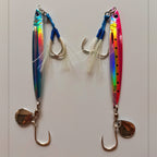 Saltwater Metal Jig with Hooks, 80–250 g (2.8–8.8 oz)