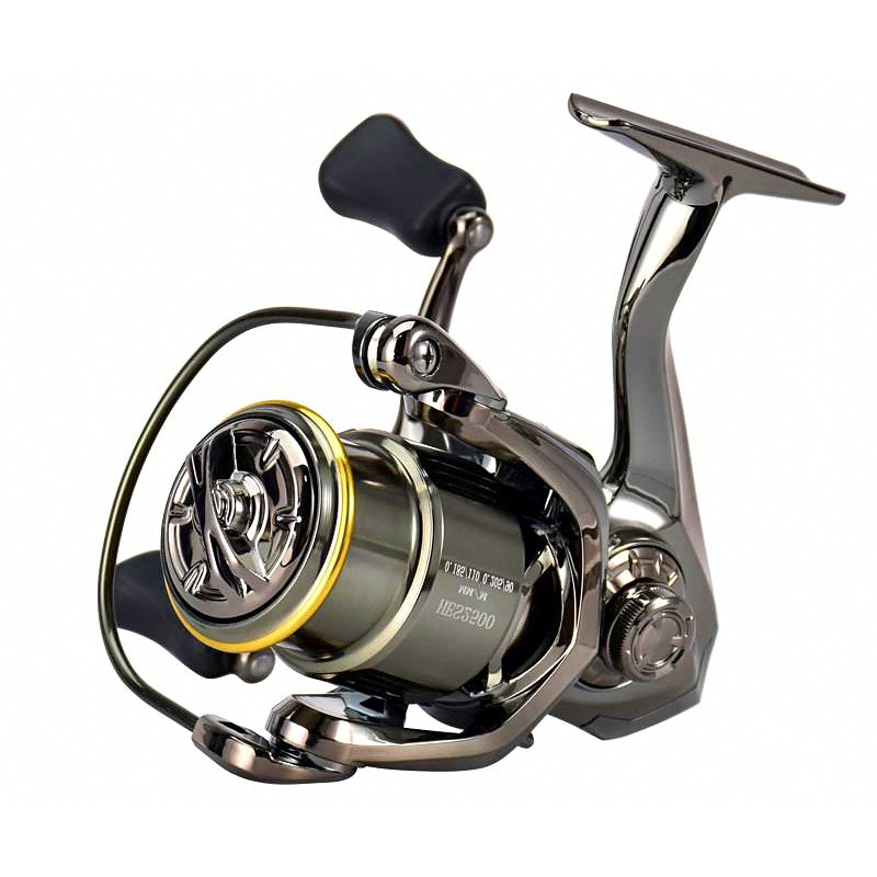 Double-Handle Spinning Reel, Metal Shallow Spool, 1500–3500