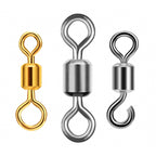 Fishing Swivels, Interlock Snaps & Figure-8 Rings, 10 Pack