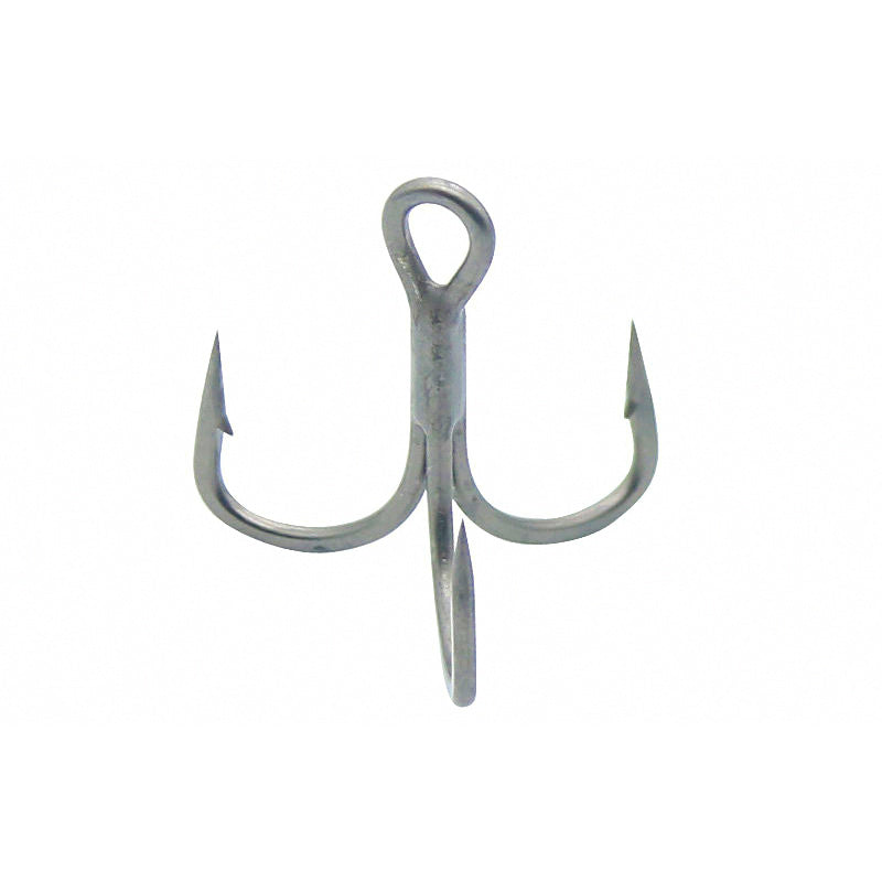 Short Shank Treble Hooks, Sizes 2–14, 30 Pack
