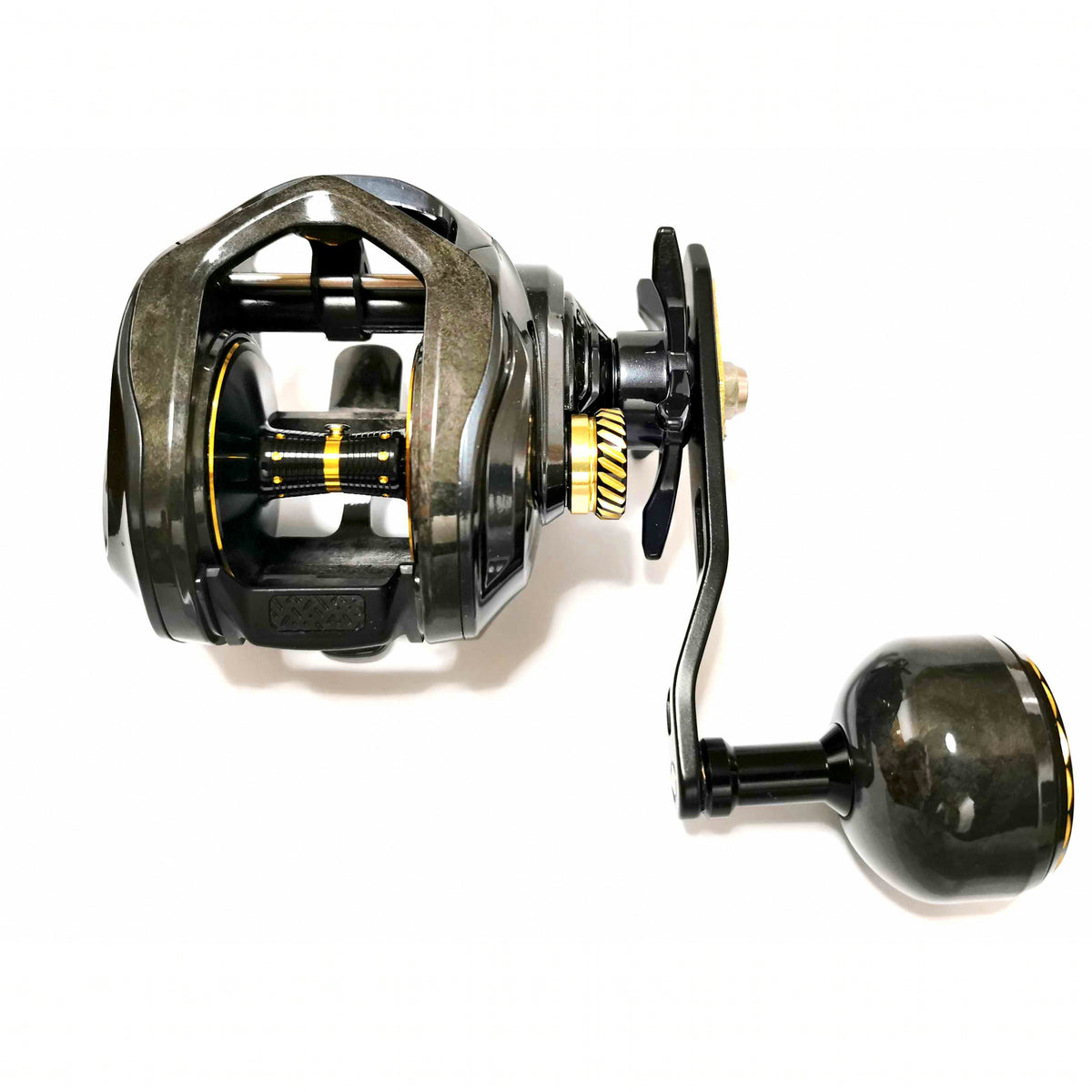Round Baitcasting Slow Pitch Jigging Reel, 6.5:1 Gear Ratio