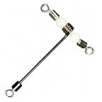 T-Shaped Three-Way Glow Bead Rig Connector, 10 Pack