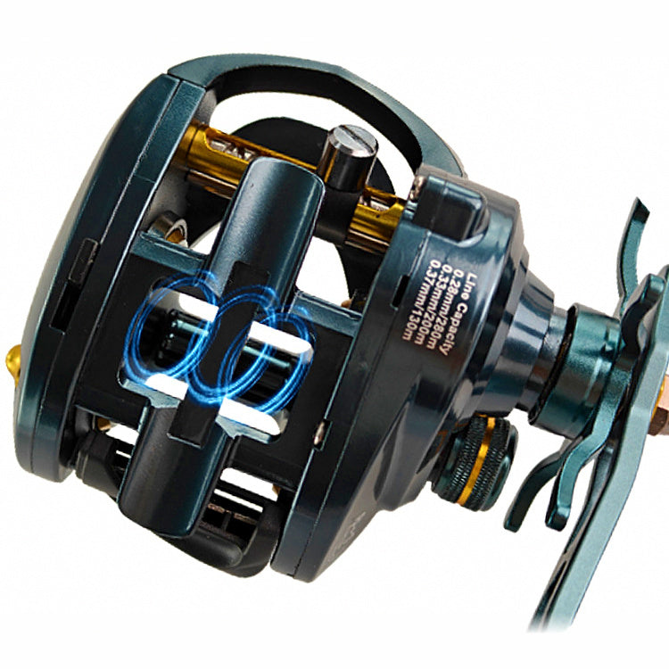 Carbon Body Baitcasting Reel for Slow Pitch Jigging, Wide Body