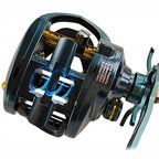 Carbon Body Baitcasting Reel for Slow Pitch Jigging, Wide Body