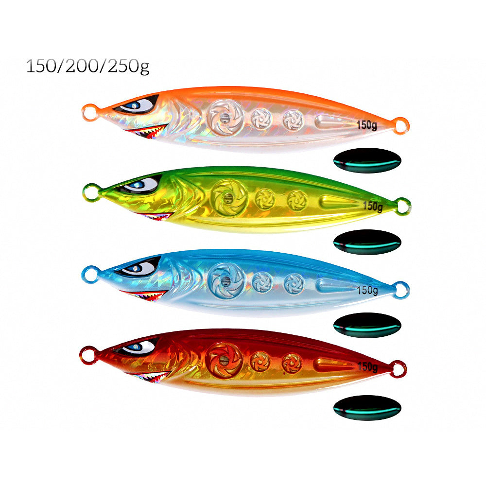 3D Hollow Glow Slow Pitch Jig, 150–250 g (5.3–8.8 oz)