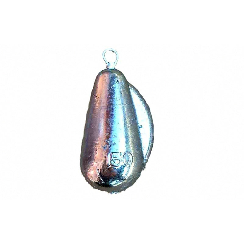 Lead Bullet Sinker, Eyelet or Through-Hole, 80–500 g (2.8–17.6 oz)