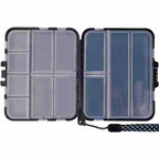 Double-Layer Mini Tackle Box for Small Lures & Hooks